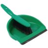 Dustpan with Brush and Rubber Edge