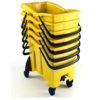 Split Plastic Bucket 30 Ltrs with Drain Plugs and Wringer UAE Supplier