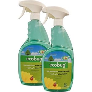 Ecobug Washroom Sanitizer Spray Pack 2x 750 ml