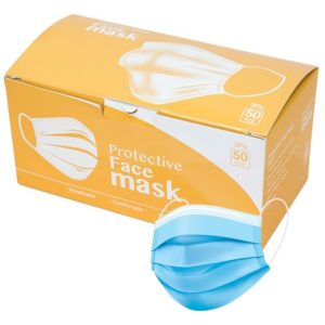 Disposable Face Mask 3 Ply – 50 PCs UAE Supplier