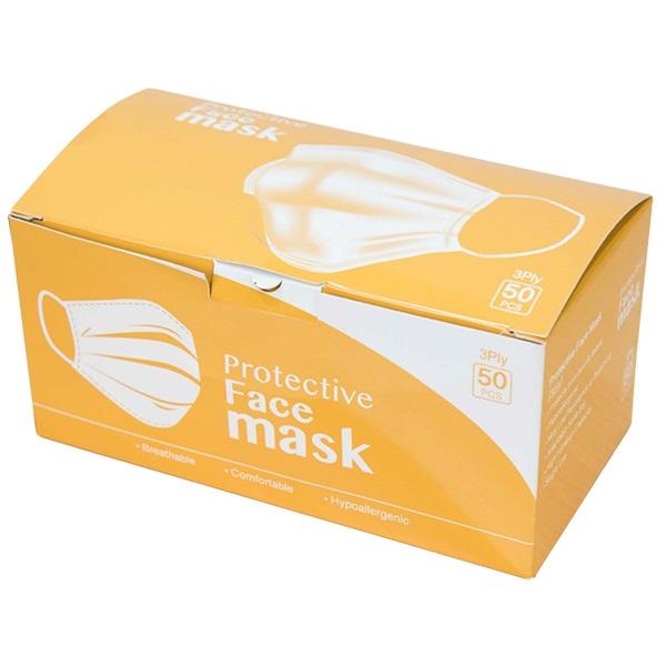 Disposable Face Mask 3 Ply – 50 PCs UAE Supplier