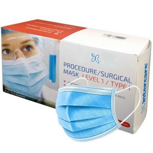 Disposable Face Mask (Medical Type) 3 Ply – 50 PCs