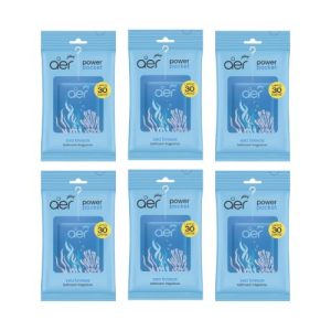 Godrej Aer Power Pocket Bathroom Fragrance Sea Breeze - Pack Of 6